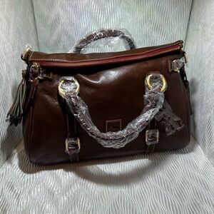 New Dooney & Bourke Florentine Medium Satchel
